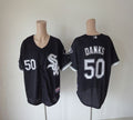 Custom Fan-Made John Danks Chicago White Sox #50 Black Baseball Jersey