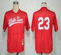 Custom Fan-Made Robin Ventura Chicago White Sox #23 Red 1990 Throwback Baseball Jersey