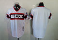 Custom Fan-Made White Throwback Chicago White Sox Baseball Jersey Chicago White Sox White Throwback Baseball Jersey