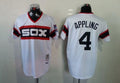 Custom Fan-Made Luke Appling Chicago White Sox #4 White 1983 Throwback Baseball Jersey