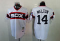 Custom Fan-Made Bill Melton Chicago White Sox #14 White 1983 Throwback Baseball Jersey