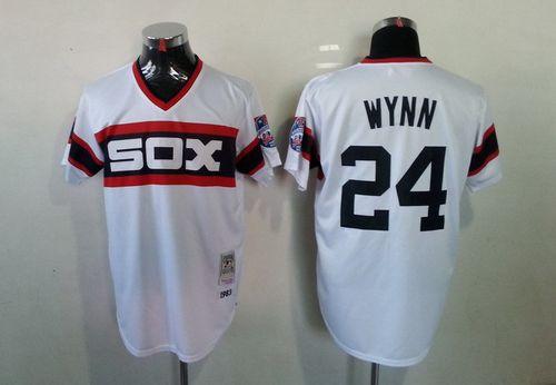 Custom Fan-Made Early Wynn Chicago White Sox #24 White 1983 Throwback Baseball Jersey