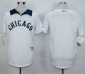 Custom Fan-Made White 1976 Chicago White Sox Baseball Jersey Chicago White Sox White 1976 Throwback Turn Back Clock Edition Baseball Jersey
