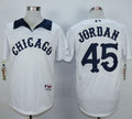 Custom Fan-Made Michael Jordan Chicago White Sox #45 White 1976 Throwback Turn Back Clock Edition Baseball Jersey