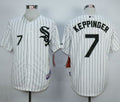 Custom Fan-Made Jeff Keppinger Chicago White Sox #7 White Baseball Jersey