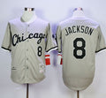 Custom Fan-Made Bo Jackson Chicago White Sox #8 Grey 1993 Throwback Baseball Jersey