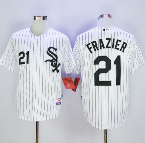 Custom Fan-Made Todd Frazier Chicago White Sox #21 White Baseball Jersey