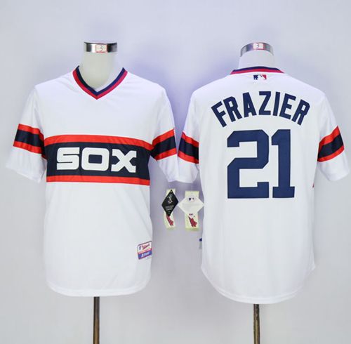 Custom Fan-Made Todd Frazier Chicago White Sox #21 White Baseball Jersey