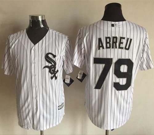 Custom Fan-Made Jose Abreu Chicago White Sox #79 White Baseball Jersey