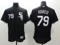 Custom Fan-Made Jose Abreu Chicago White Sox #79 Black Baseball Jersey