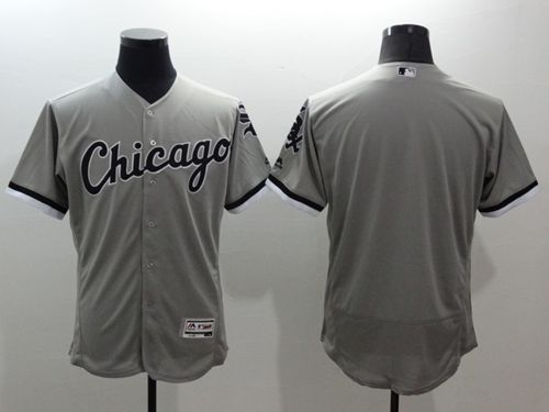 Custom Fan-Made Grey Chicago White Sox Baseball Jersey Chicago White Sox Grey Baseball Jersey