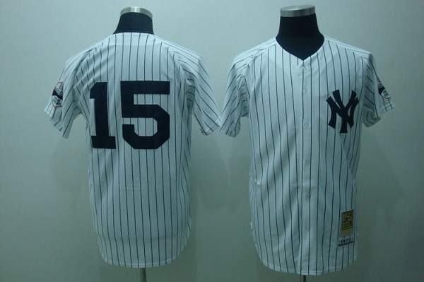 Custom Fan-Made Thurman Munson New York Yankees #15 White Throwback Baseball Jersey