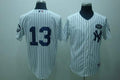 Custom Fan-Made Alex Rodriguez Gms Boss New York Yankees #13 White Baseball Jersey