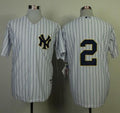 Custom Fan-Made Derek Jeter Commemorative Retirement New York Yankees #2 White Baseball Jersey