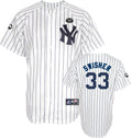 Custom Fan-Made Kelly Johnson Gms Boss" New York Yankees #33 White Baseball Jersey