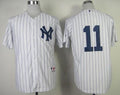 Custom Fan-Made Brett Gardner New York Yankees #11 White Baseball Jersey