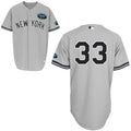 Custom Fan-Made Kelly Johnson Gms Boss" New York Yankees #33 Grey Baseball Jersey