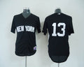 Custom Fan-Made Alex Rodriguez BP New York Yankees #13 Black 2011 Baseball Jersey