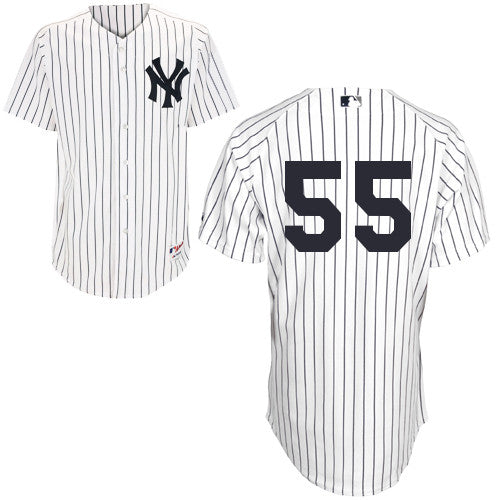Custom Fan-Made Russell Martin New York Yankees #55 White Baseball Jersey