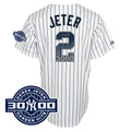 Custom Fan-Made Derek Jeter Special Hits New York Yankees #2 White Baseball Jersey