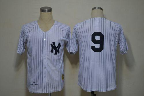 Custom Fan-Made Roger Maris New York Yankees #9 White 1961 Throwback Baseball Jersey