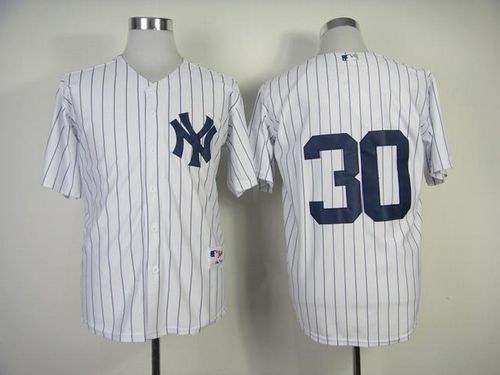 Custom Fan-Made David Robertson New York Yankees #30 White Baseball Jersey