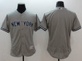 Custom Fan-Made Grey New York Yankees Baseball Jersey New York Yankees Grey Baseball Jersey