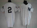Custom Fan-Made Derek Jeter New York Yankees #2 White Baseball Jersey
