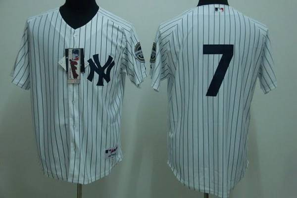Custom Fan-Made Mickey Mantle New York Yankees #7 White Baseball Jersey
