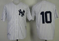 Custom Fan-Made Phil Rizzuto New York Yankees #10 White 1952 Throwback Baseball Jersey