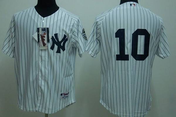 Custom Fan-Made Phil Rizzuto New York Yankees #10 White Baseball Jersey