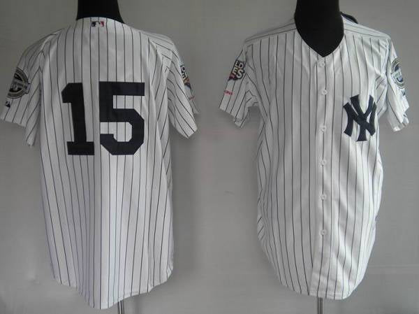 Custom Fan-Made Thurman Munson New York Yankees #15 White Baseball Jersey