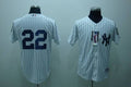 Custom Fan-Made Jacoby Ellsbury New York Yankees #22 White Baseball Jersey
