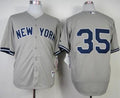 Custom Fan-Made Michael Pineda New York Yankees #35 Grey Baseball Jersey