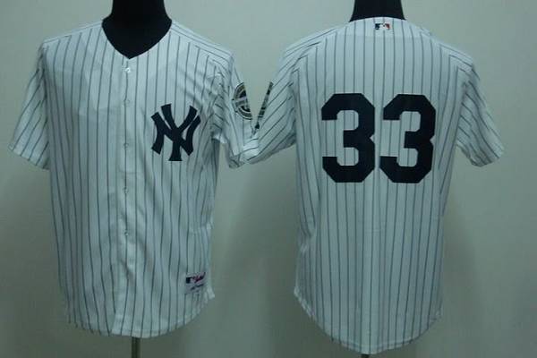 Custom Fan-Made Kelly Johnson New York Yankees #33 White Baseball Jersey