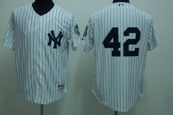 Custom Fan-Made Mariano Rivera New York Yankees #42 White Baseball Jersey