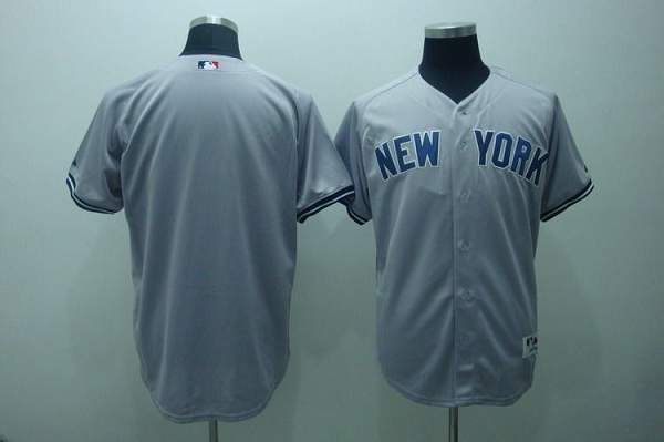 Custom Fan-Made Grey New York Yankees Baseball Jersey New York Yankees Grey Baseball Jersey